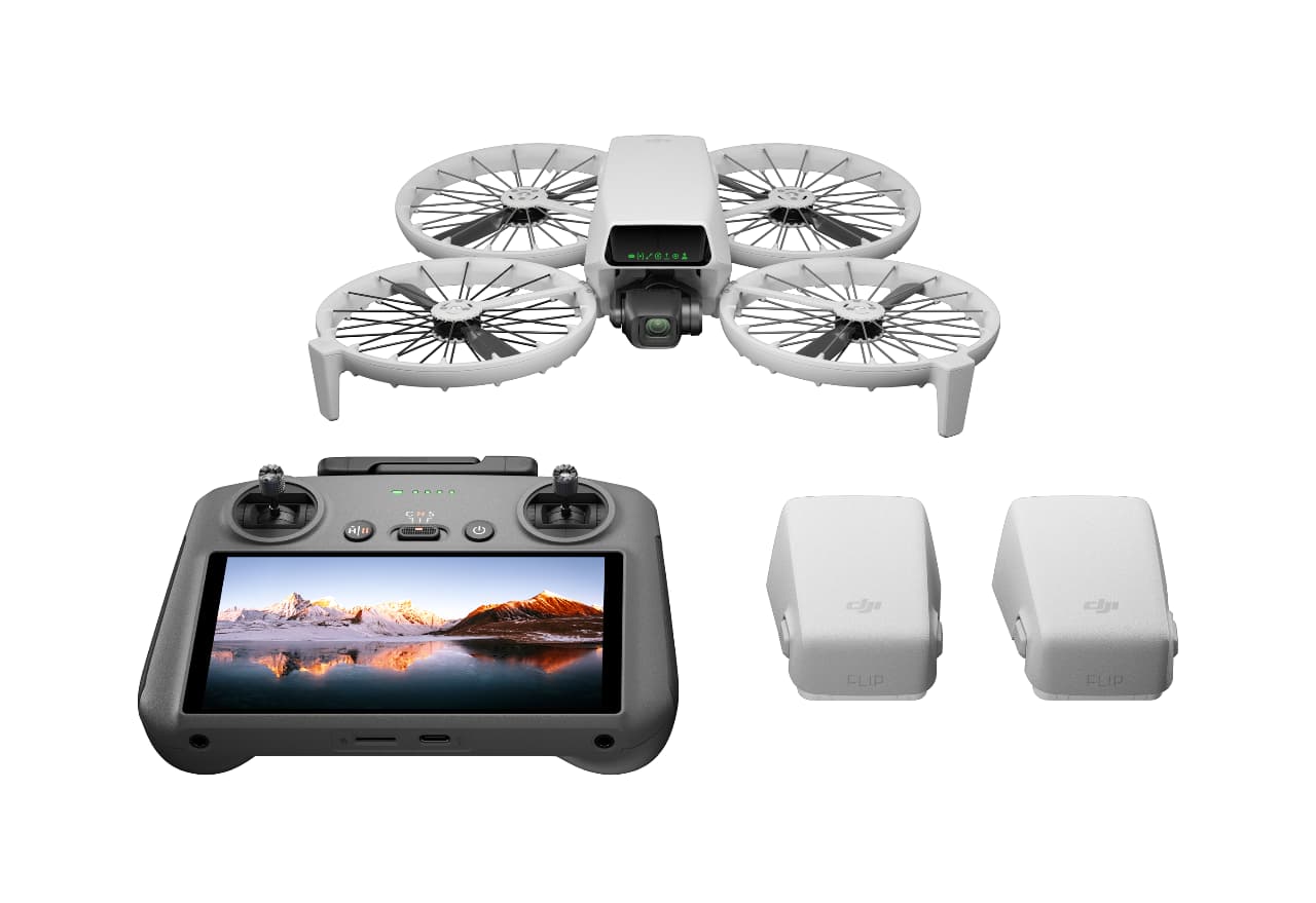 DJI Flip+DJI RC 2+batteries