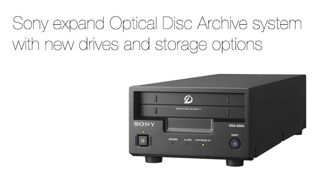 sony optical disk archive capacity