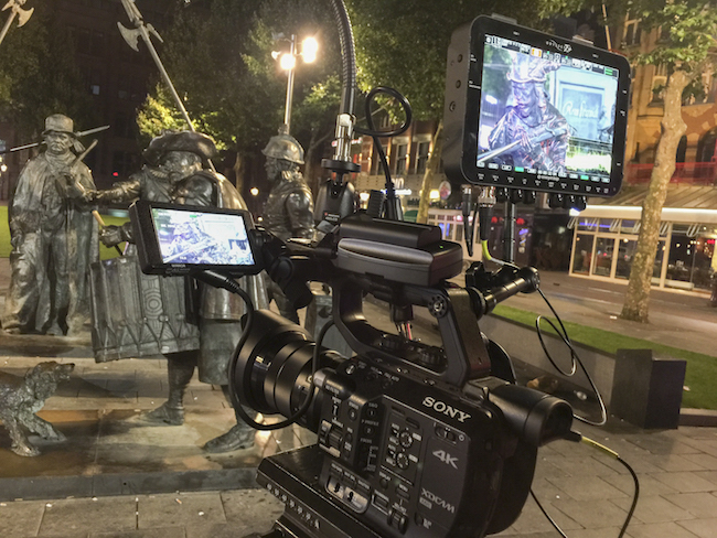 sony fs5 monitor