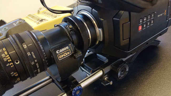 Pairing an Ursa Mini 4.6K with a Canon B4-mount ENG zoom