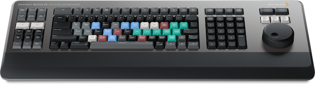 blackmagic editor keyboard