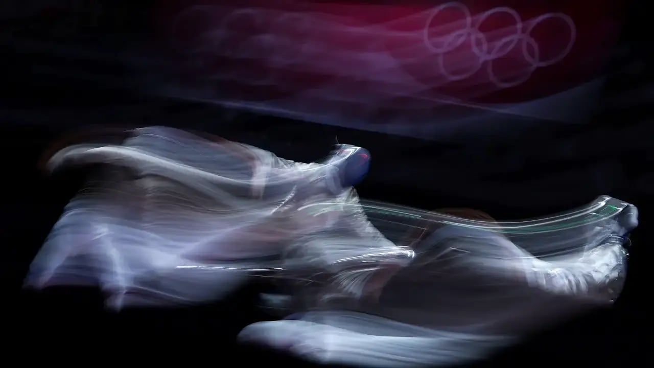 getty images olympics paris 2024 fencers