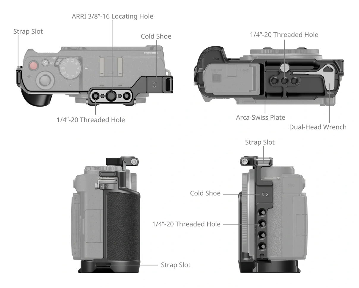 smallrig S9 cage detail