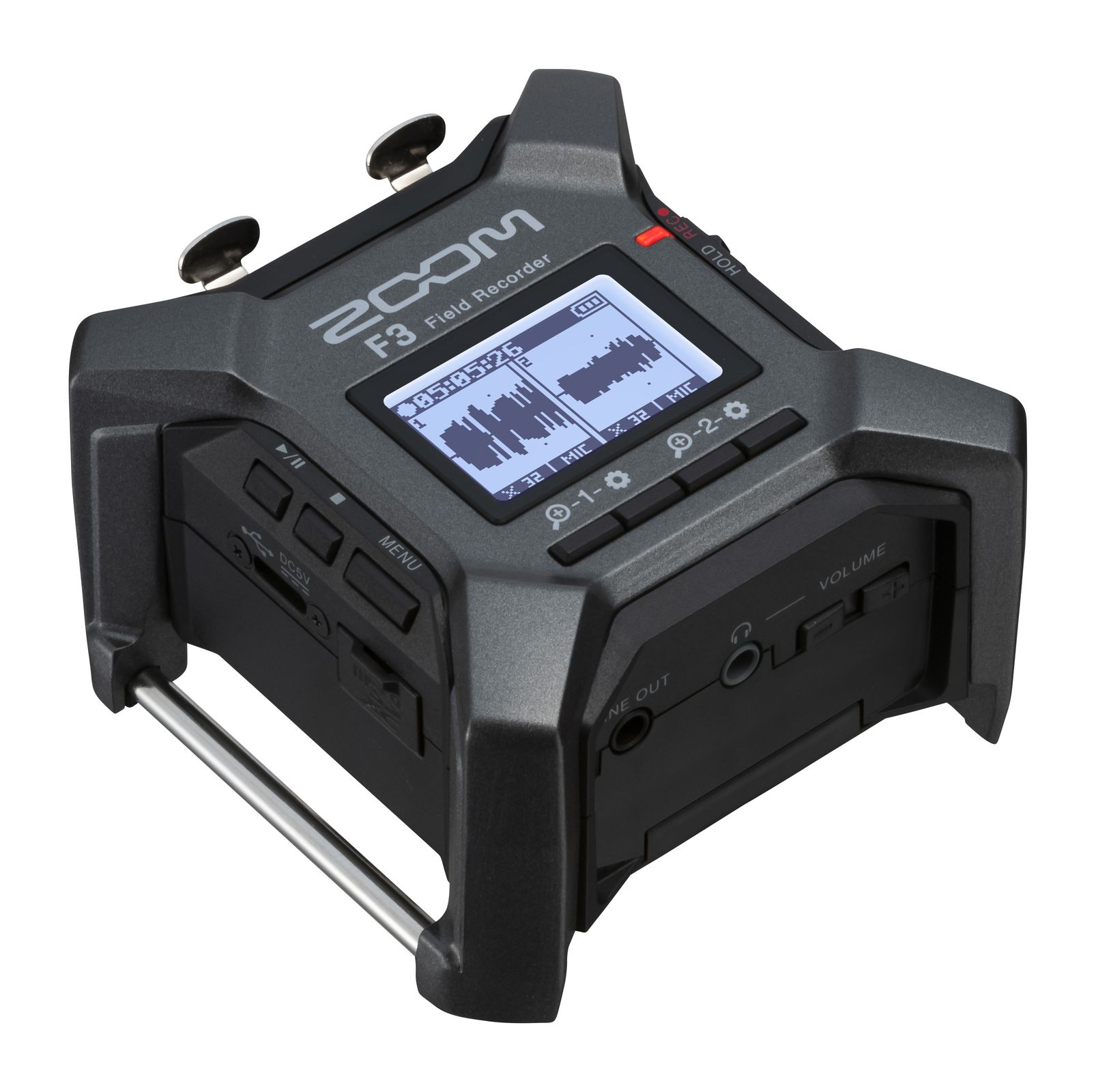 No more peaked audio. Zoom announces F3 32-bit float field recorder