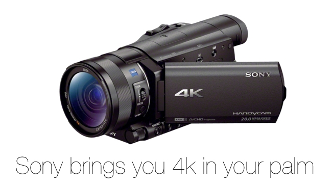 4K Handycam with Sony Nightshot!