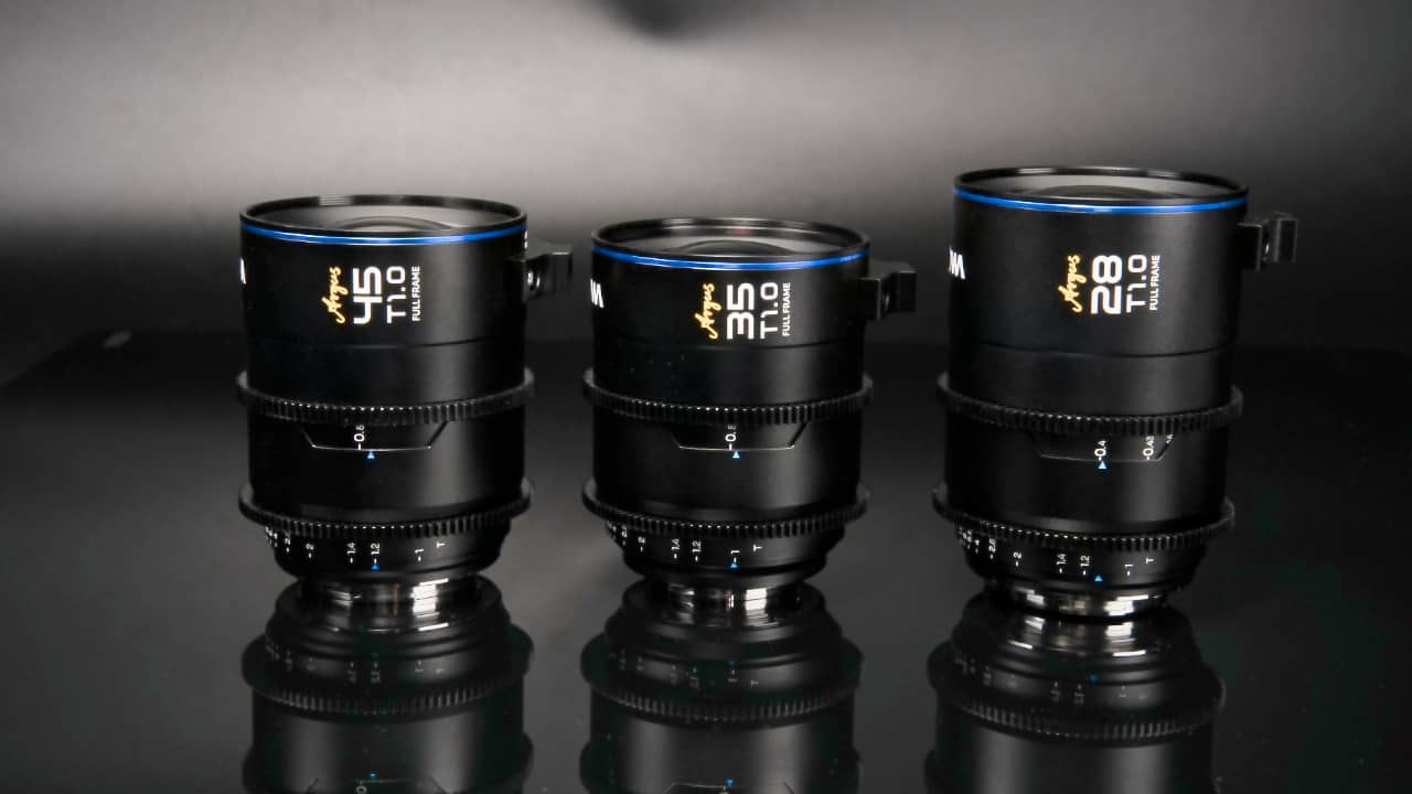 The three Full Frame T1 lenses include a 28mm and 35mm